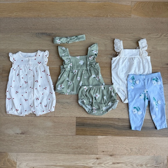 Carter's Baby Girl Summer Outfits - Matching Sets - New Styles From This Season - Picture 1 of 2